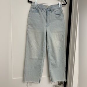 Madewell The perfect Vintage Wide Leg Crop Jeans - Size 28